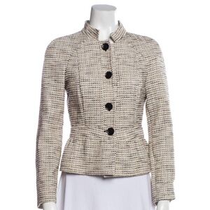 Valentino Tweed Pattern Evening Jacket